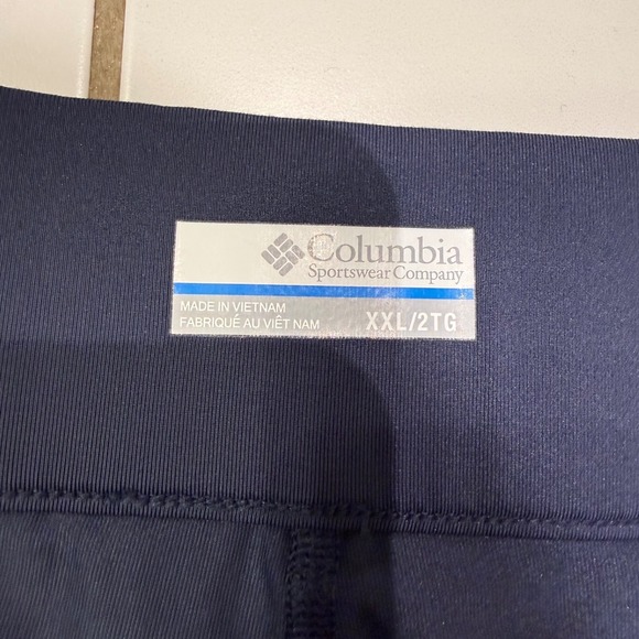 Columbia Blue Athletic Skort Size XXL 21G Built-in Shorts Drawstring Waist - Picture 2 of 10